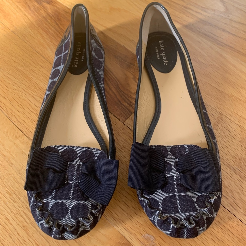 Navy Kate Spade flats